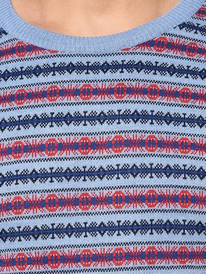 blue striped pullover - 17399356 - Standard Image - 5