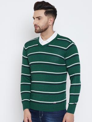 green striped pullover - 17399370 - Standard Image - 2