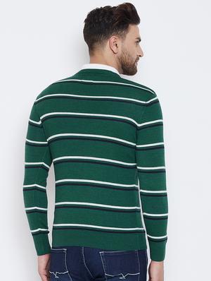 green striped pullover - 17399370 - Standard Image - 3