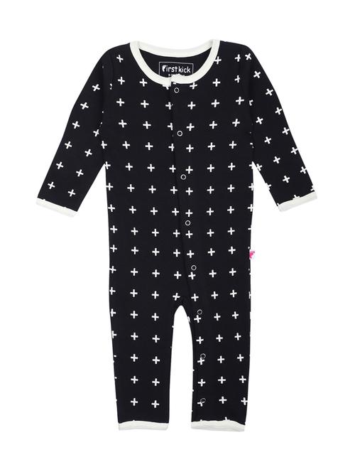 black printed onesie - 17399398 - Standard Image - 1