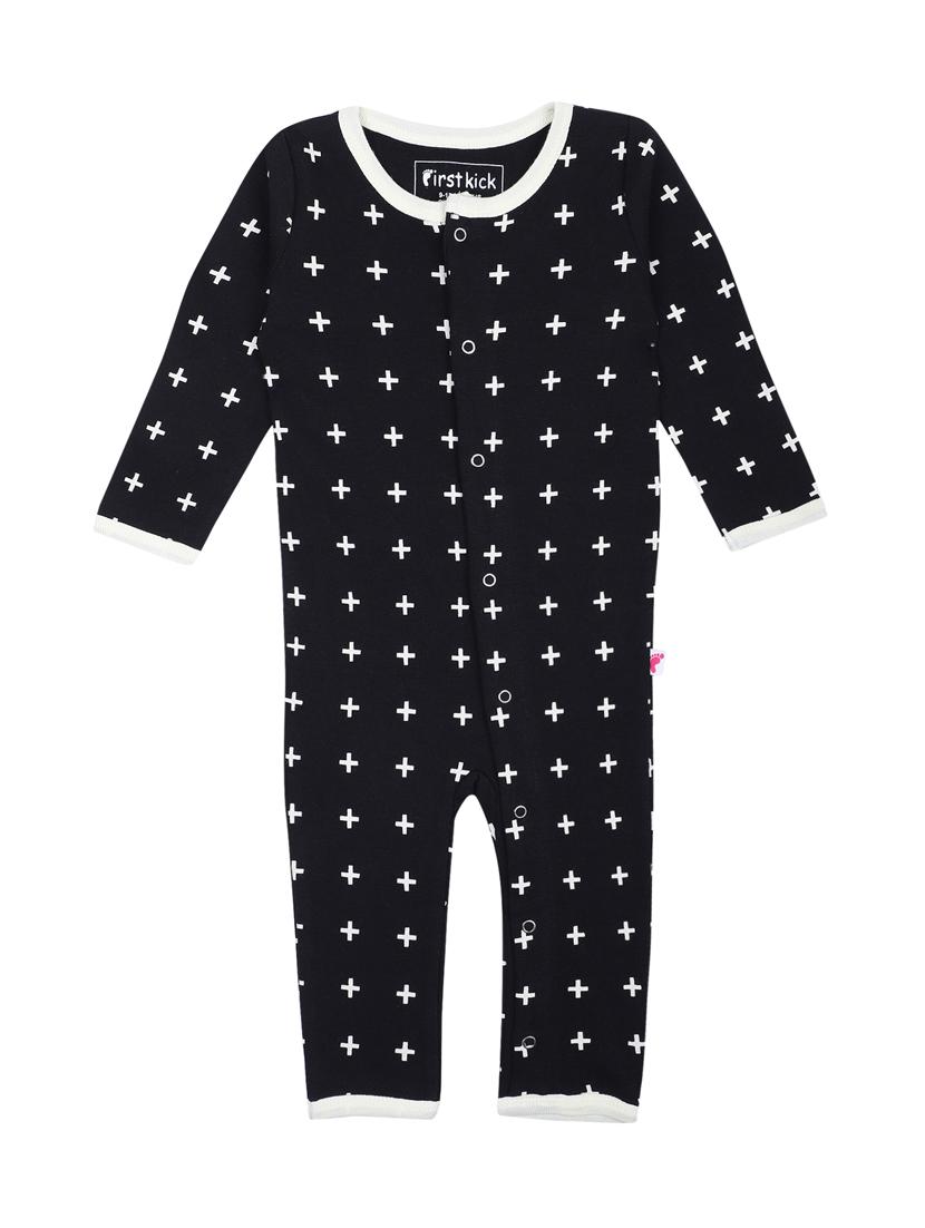 black printed onesie - 17399398 - Zoom Image - 1