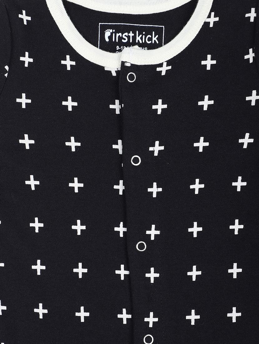black printed onesie - 17399398 - Zoom Image - 3