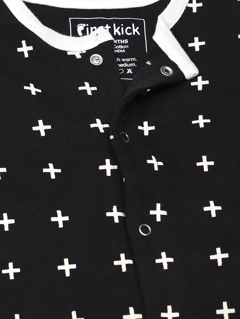 black printed onesie - 17399398 - Zoom Image - 4