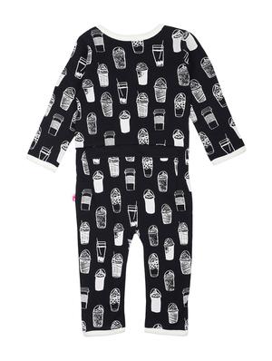 black printed onesie - 17399402 - Standard Image - 2
