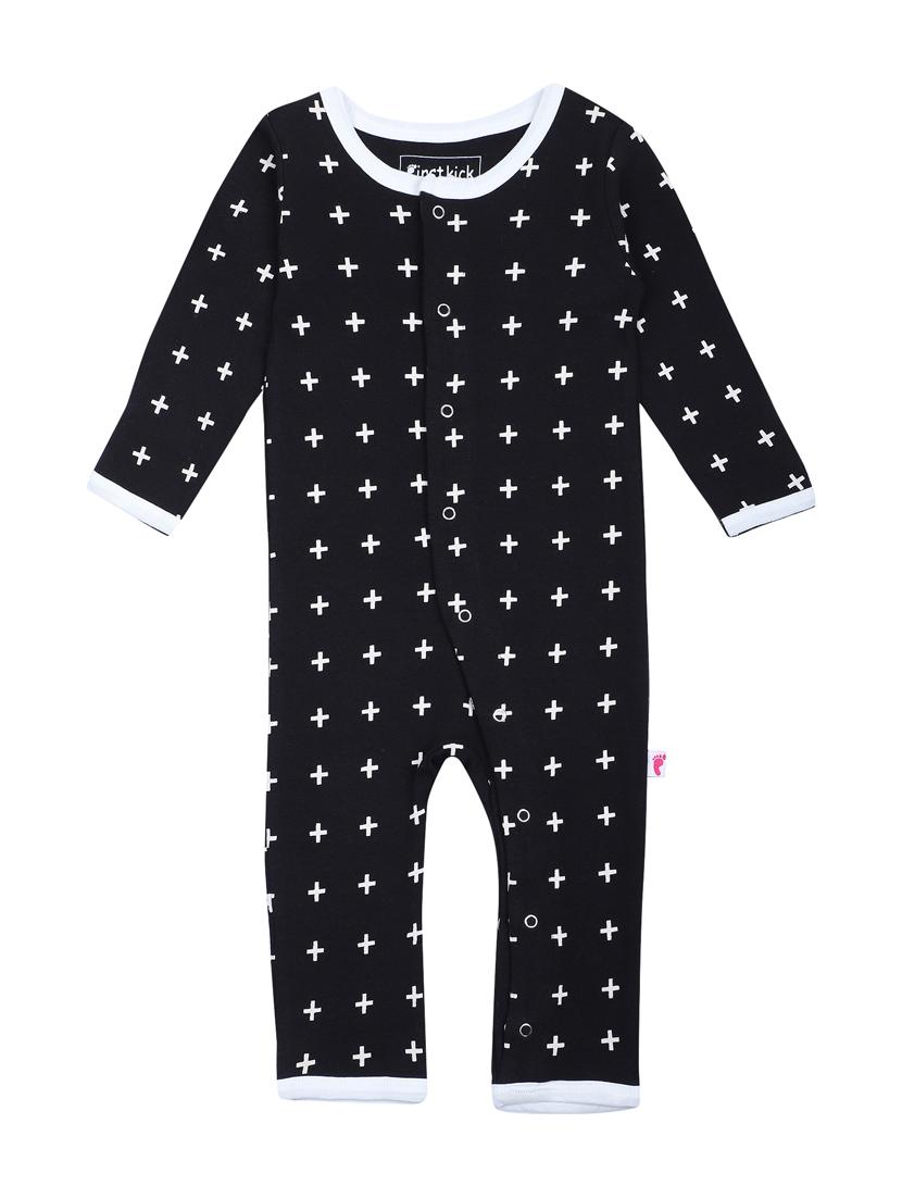 black printed onesie - 17399403 - Zoom Image - 1