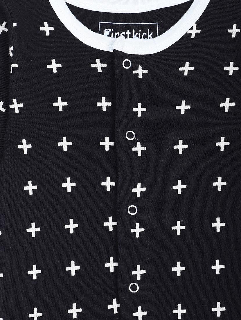 black printed onesie - 17399403 - Zoom Image - 3