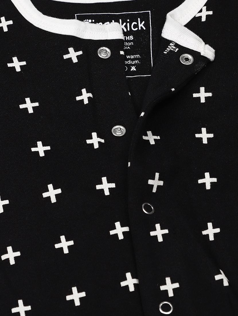 black printed onesie - 17399403 - Zoom Image - 4
