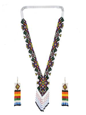 white brass long necklace - 17399439 - Standard Image - 2