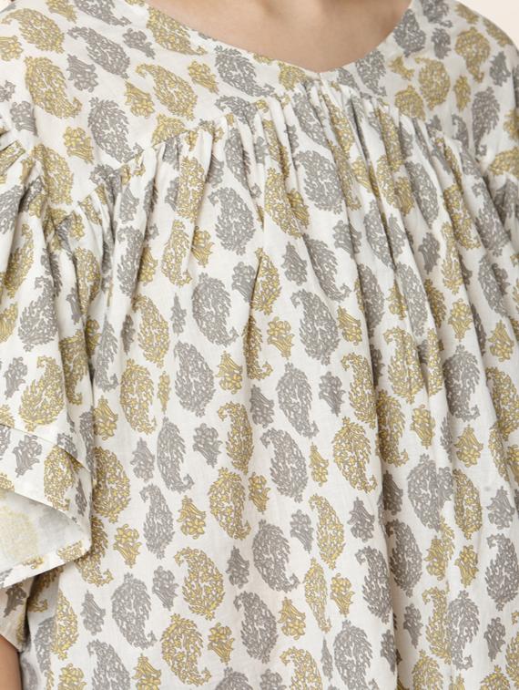 printed a-line kurti - 17399605 - Zoom Image - 4