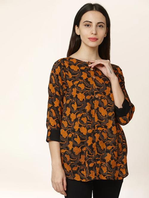 printed a-line kurti - 17399608 - Standard Image - 1