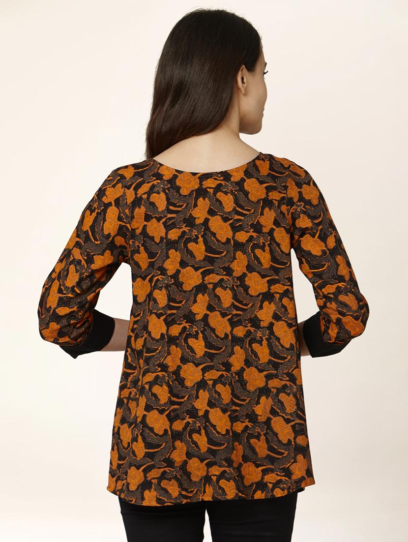 printed a-line kurti - 17399608 - Zoom Image - 3