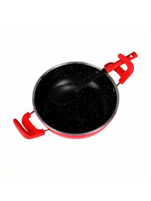 thick edge galaxy deep kadai with glass lid and unique handle - 17399674 - Standard Image - 2