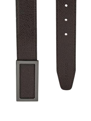 brown leatherette belt - 17399715 - Standard Image - 3