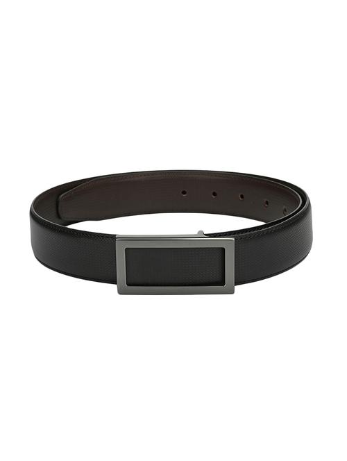 black leatherette belt - 17399716 - Standard Image - 1