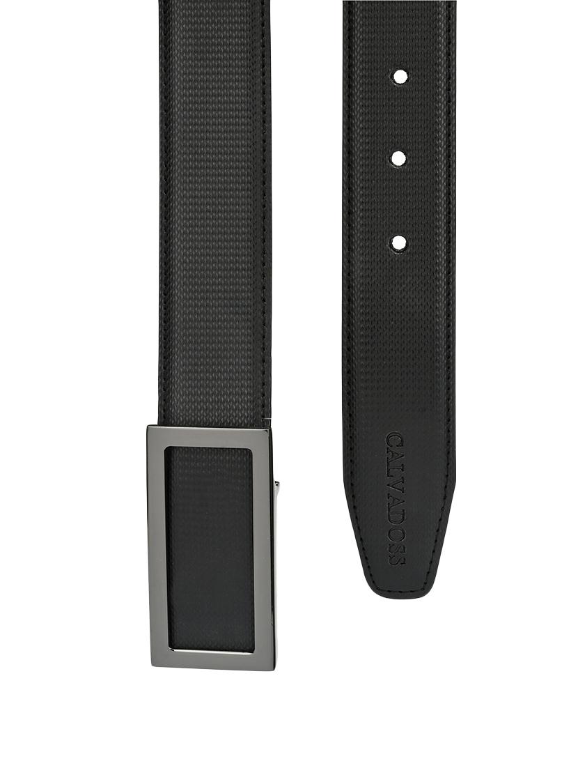 black leatherette belt - 17399716 - Zoom Image - 3