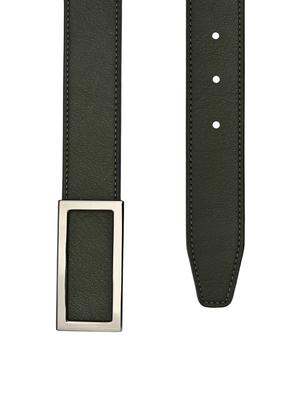 green leatherette belt - 17399719 - Standard Image - 3