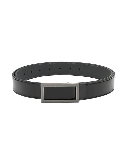 black leatherette belt - 17399724 - Standard Image - 1