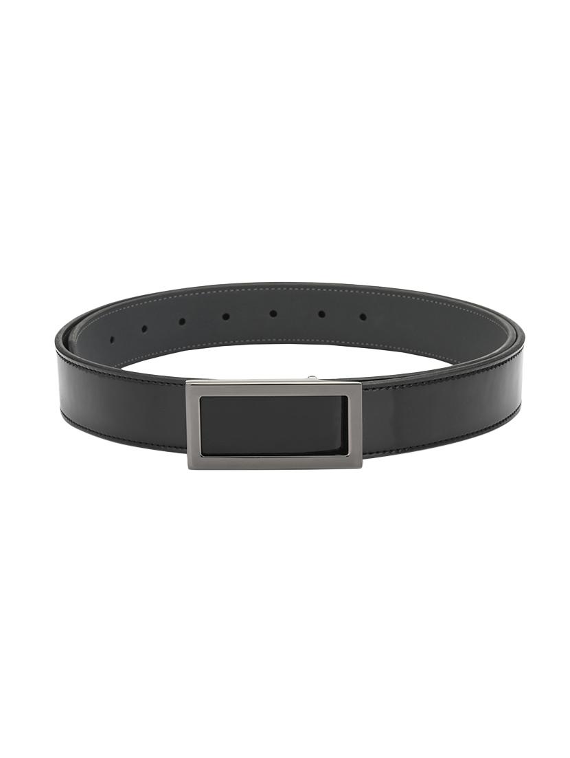 black leatherette belt - 17399724 - Zoom Image - 1