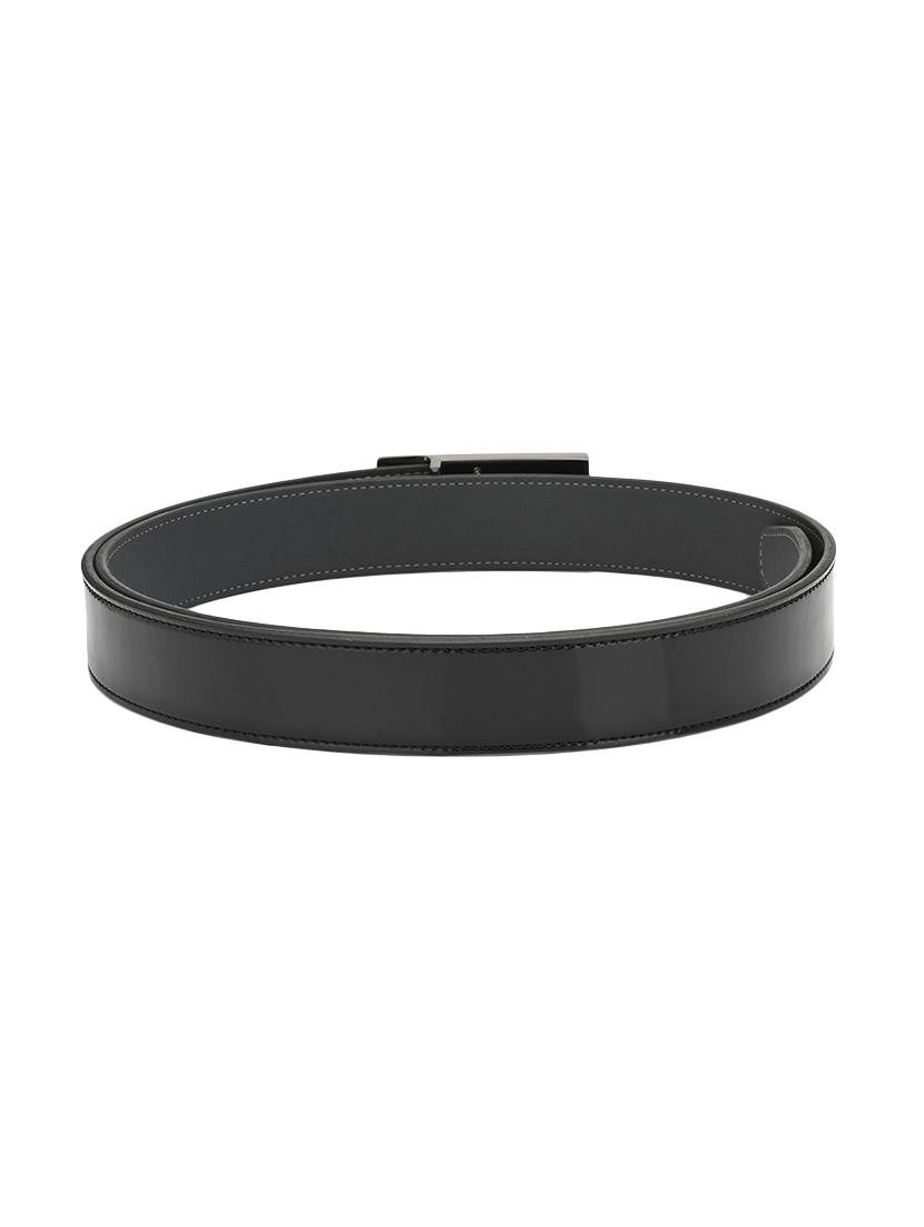 black leatherette belt - 17399724 - Zoom Image - 2
