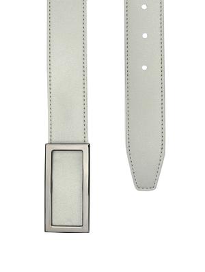 silver leatherette belt - 17399728 - Standard Image - 3