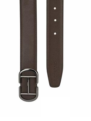 brown leatherette belt - 17399735 - Standard Image - 3