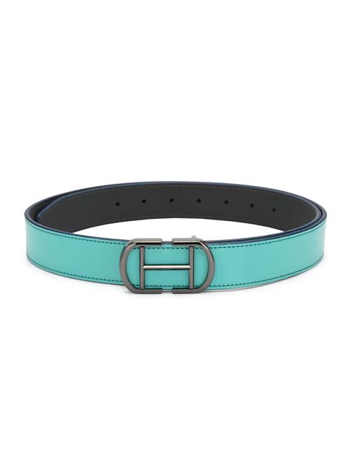 green leatherette belt - 17399744 - Standard Image - 1