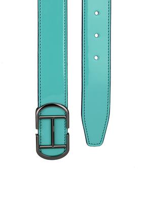 green leatherette belt - 17399744 - Standard Image - 3