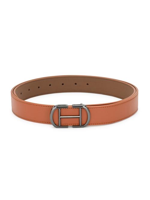 brown leatherette colored belt - 17399747 - Standard Image - 1