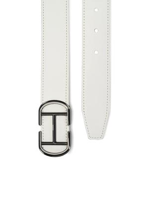 white leatherette belt - 17399748 - Standard Image - 3