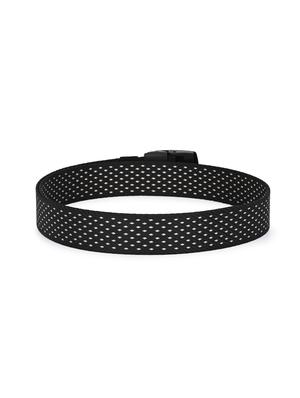 black polyester canvas belt - 17399763 - Standard Image - 2