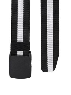black polyester canvas belt - 17399767 - Standard Image - 3