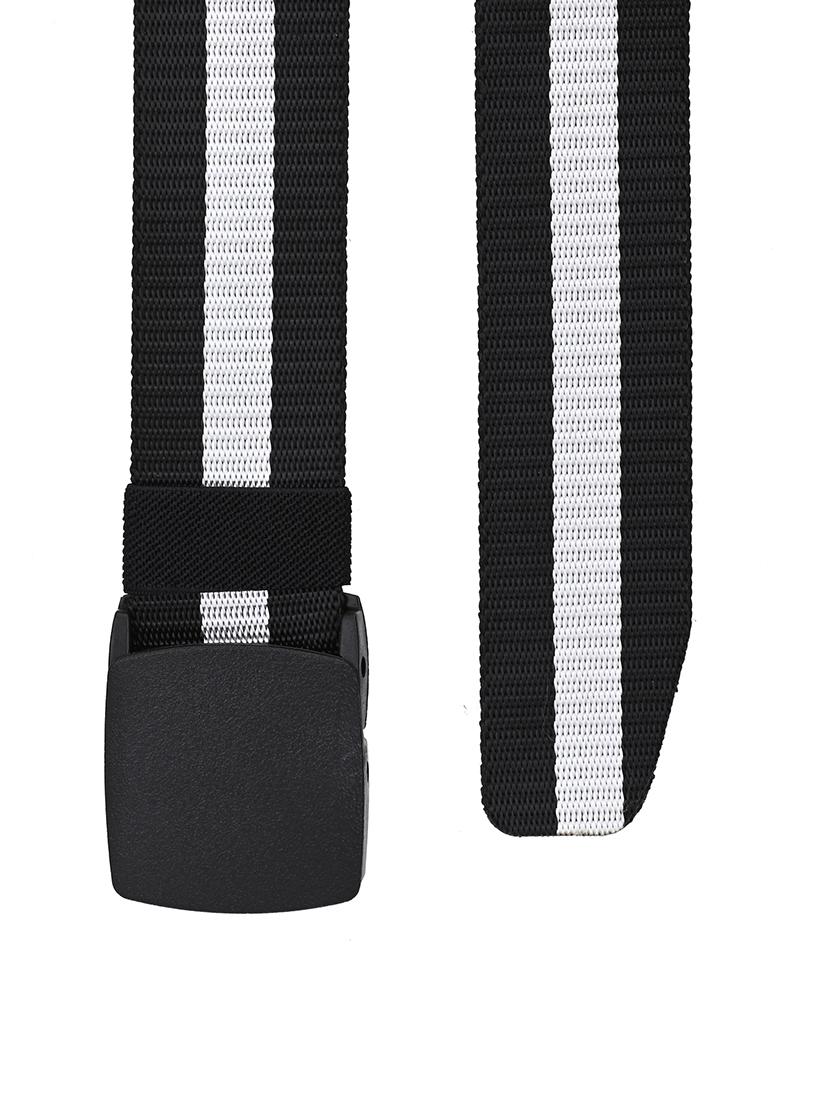 black polyester canvas belt - 17399767 - Zoom Image - 3