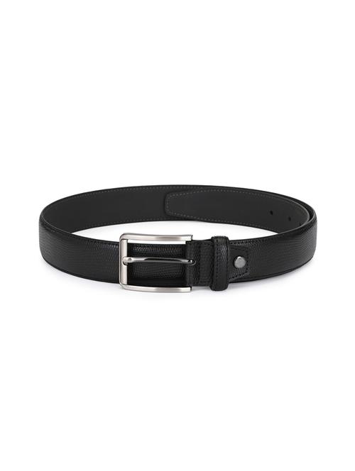 black leather belt - 17399775 - Standard Image - 1