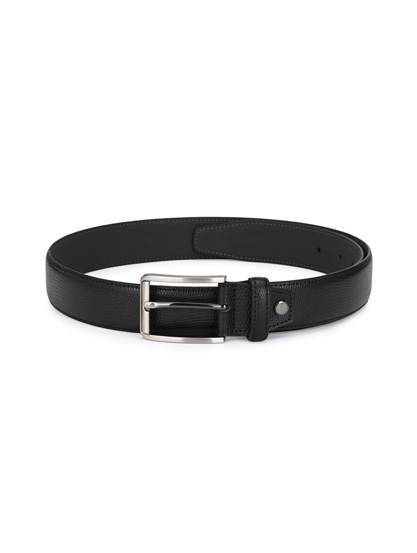 black leather belt - 17399775 - Zoom Image - 1