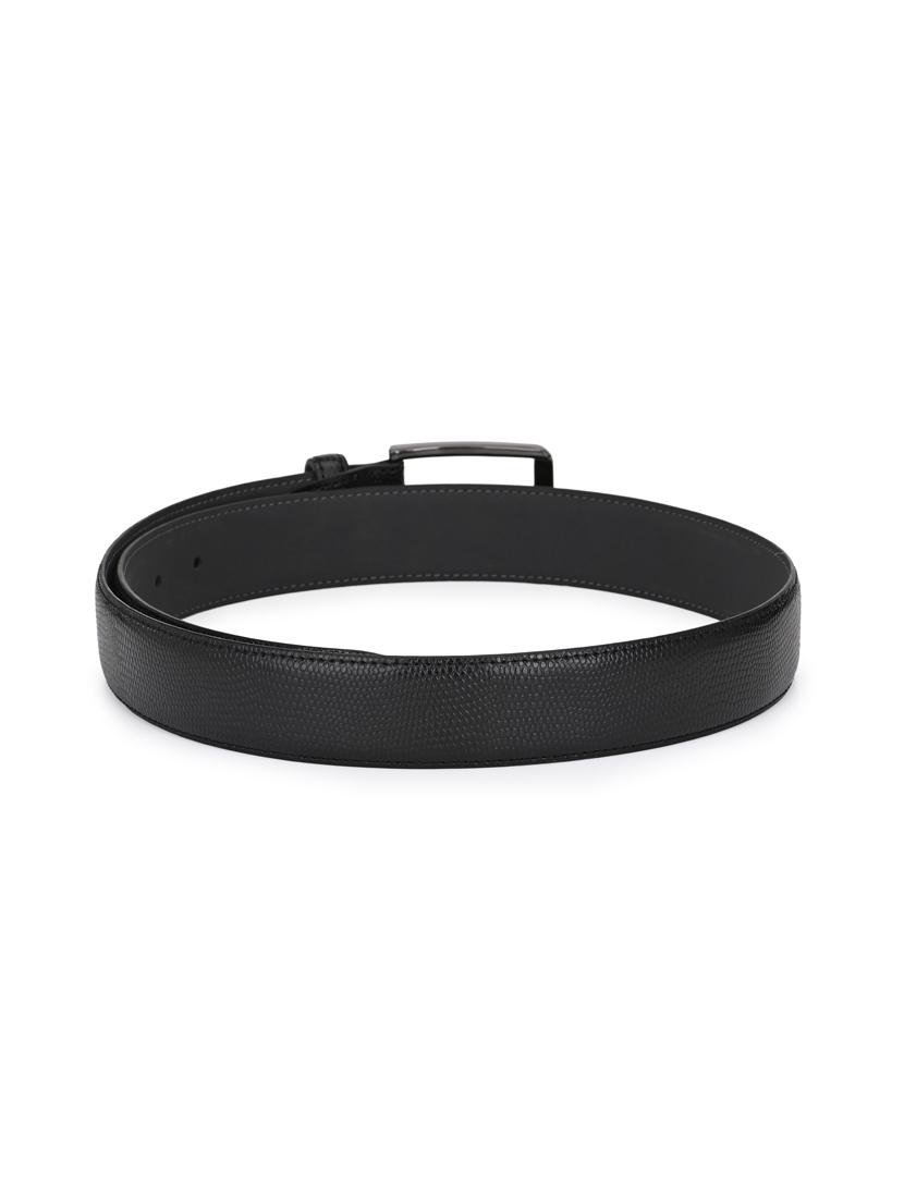 black leather belt - 17399775 - Zoom Image - 2