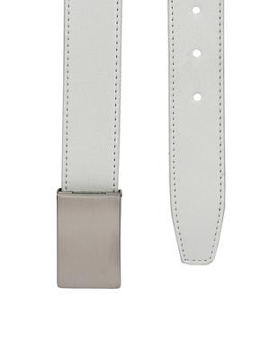 silver leather belt - 17399788 - Standard Image - 3
