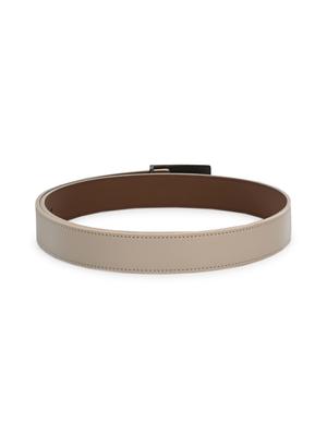 beige leather belt - 17399789 - Standard Image - 2