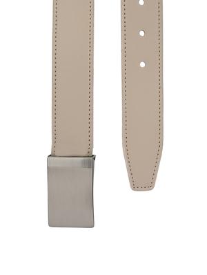 beige leather belt - 17399789 - Standard Image - 3