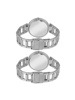 pack of 2 stainless steel stylish girls watch analog watches - 17400334 - Standard Image - 2