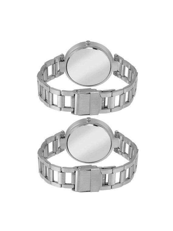 pack of 2 stainless steel stylish girls watch analog watches - 17400334 - Zoom Image - 2