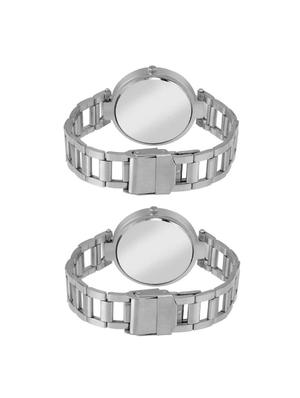 pack of 2 stainless steel stylish girls watch analog watches - 17400337 - Standard Image - 2