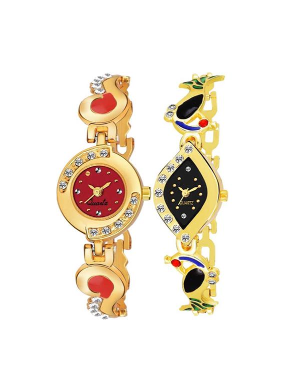 pack 2 best artist designer party-wedding bangle watch - 17400339 - Zoom Image - 1