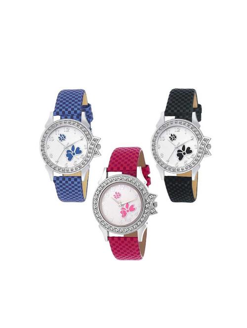 women analog analog watches (pack of 3) - 17400355 - Standard Image - 1