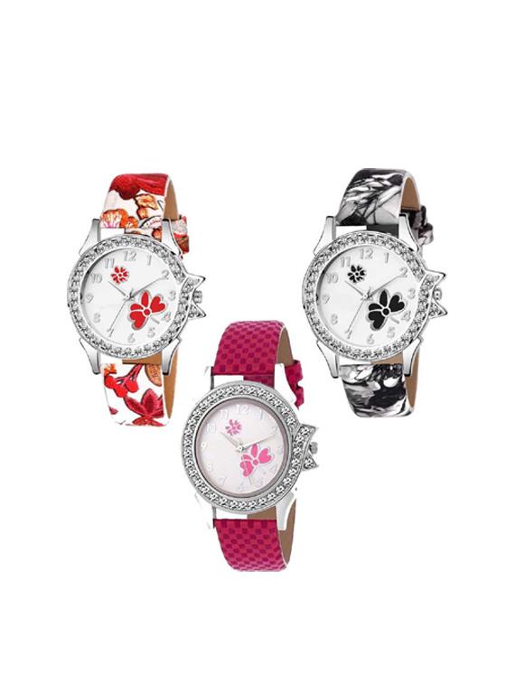 women analog analog watches (pack of 3) - 17400357 - Zoom Image - 1