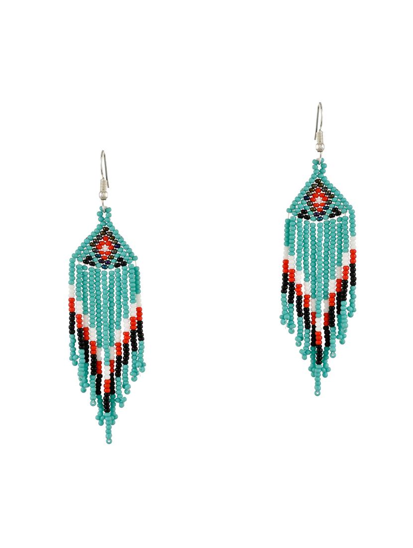 blue brass long necklace - 17400511 - Zoom Image - 4