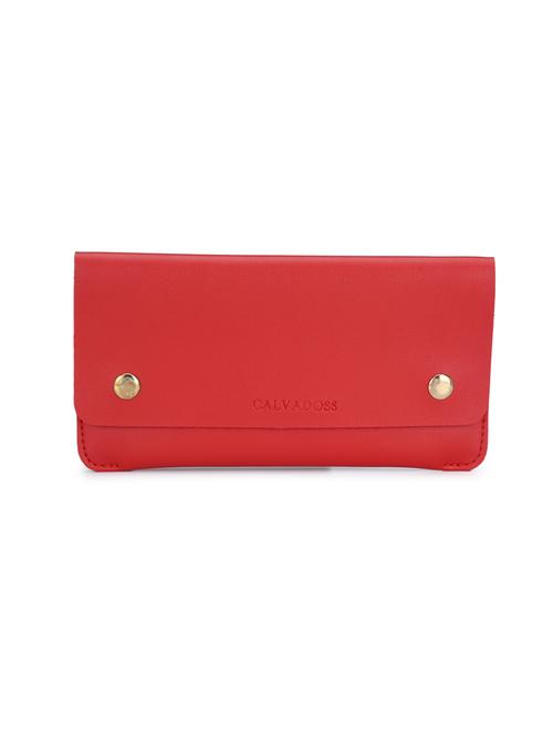 red leatherette (pu) wallet - 17400520 - Standard Image - 1