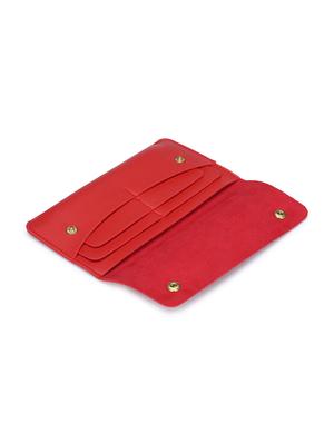 red leatherette (pu) wallet - 17400520 - Standard Image - 3