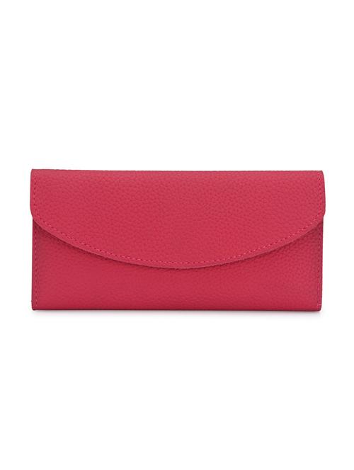 pink leatherette (pu) wallet - 17400522 - Standard Image - 1