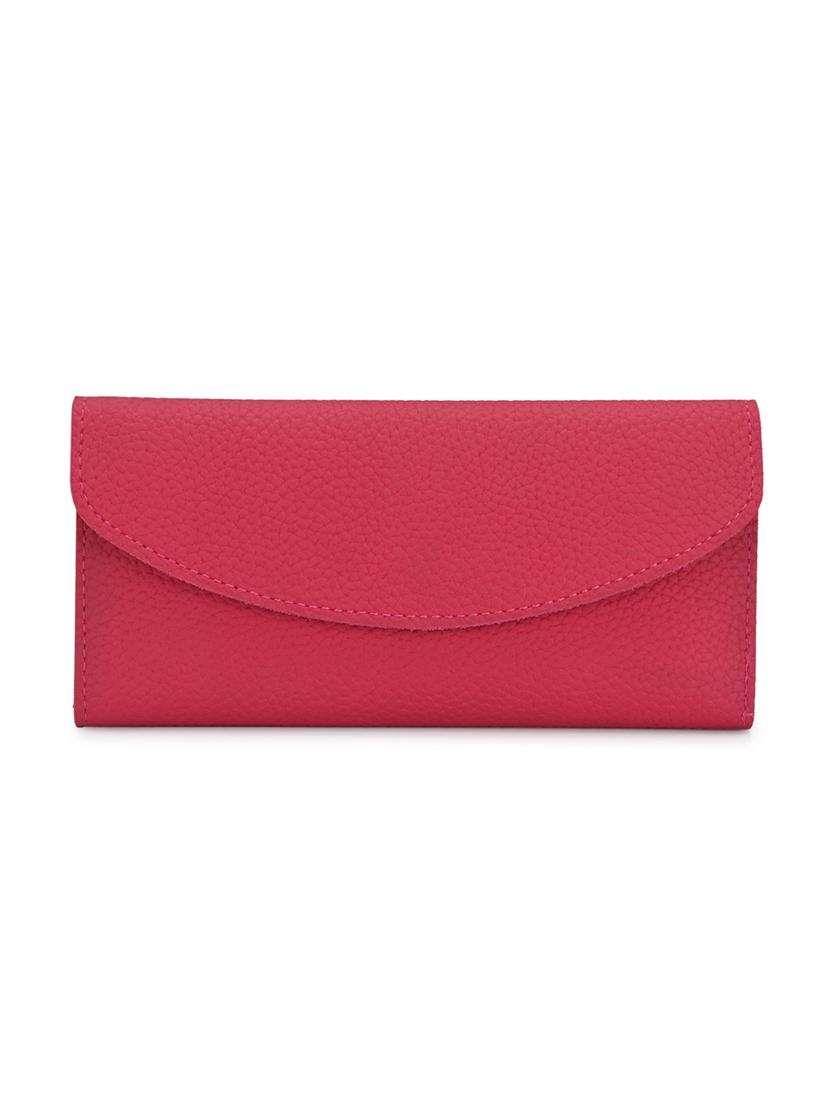 pink leatherette (pu) wallet - 17400522 - Zoom Image - 1
