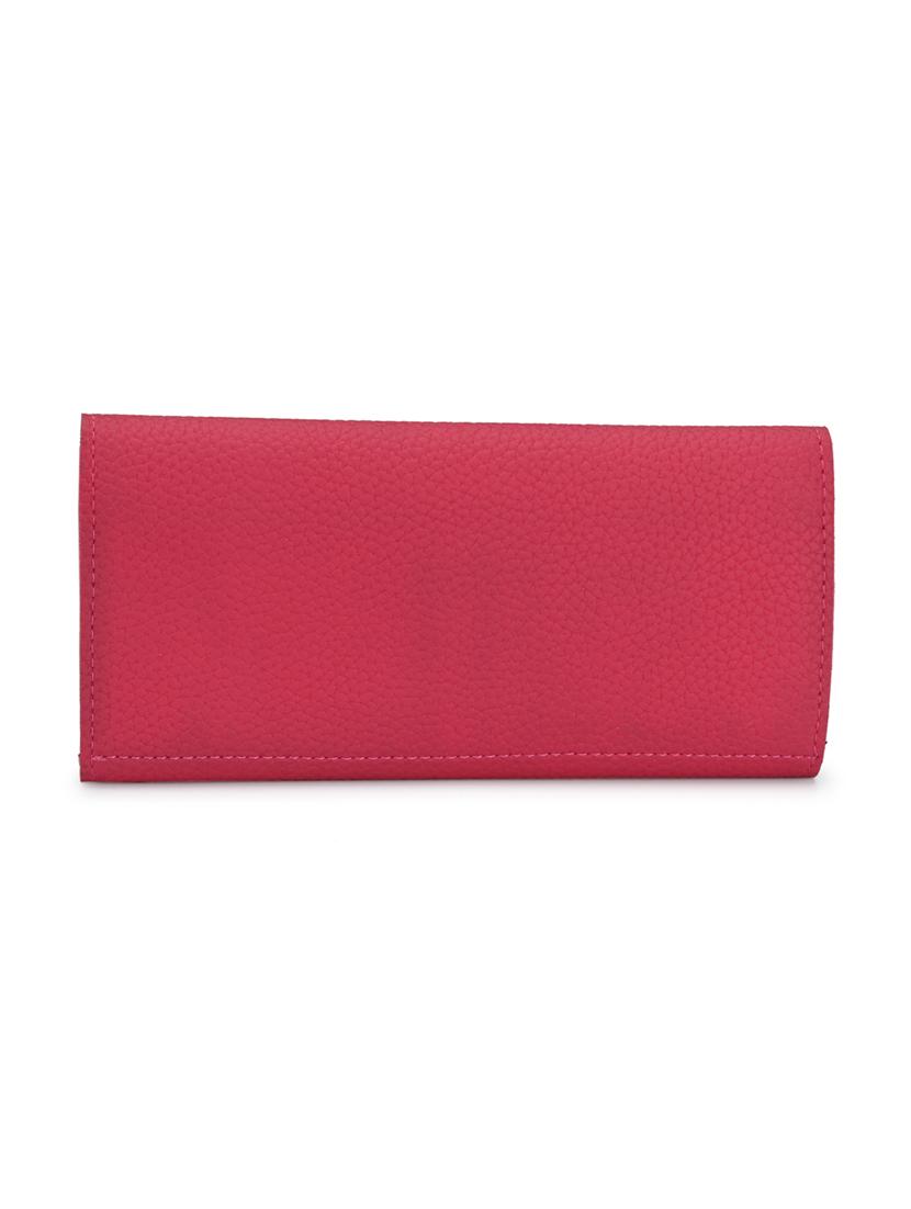 pink leatherette (pu) wallet - 17400522 - Zoom Image - 2
